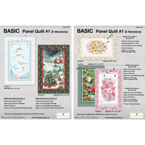 BASIC Panel Quilt #1 Project