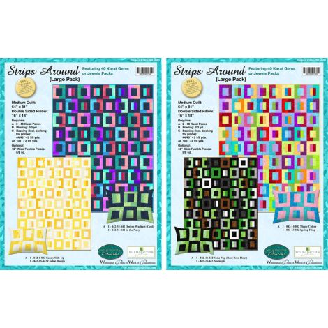Gems, Jewels, & Crystals - Strips Around large pack Project