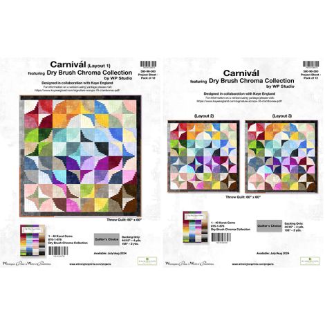 Carniv&agrave;l featuring Dry Brush Chroma Collection Project