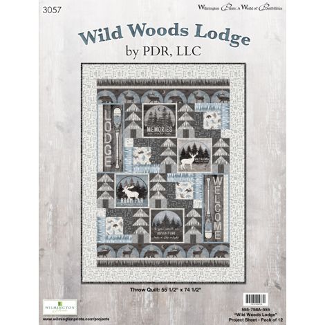 Wild Woods Lodge (Throw Quilt) Project